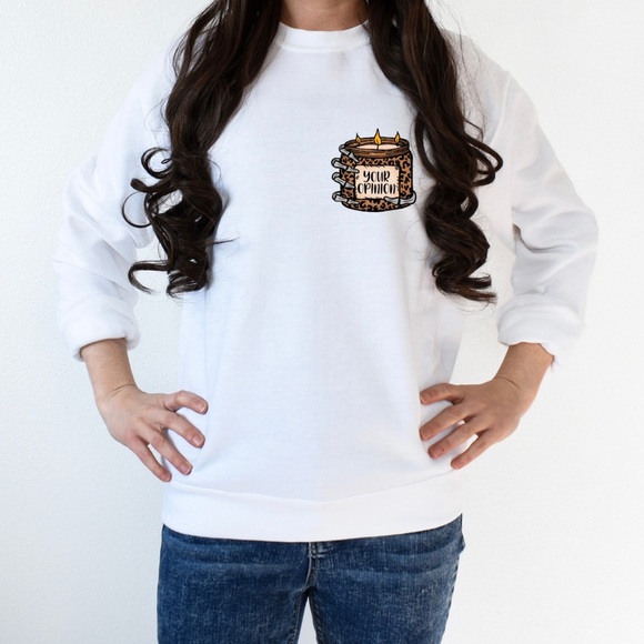 Your opinion can burn mental health graphic crewneck sweatshirt oversized XL - Picture 2 of 10